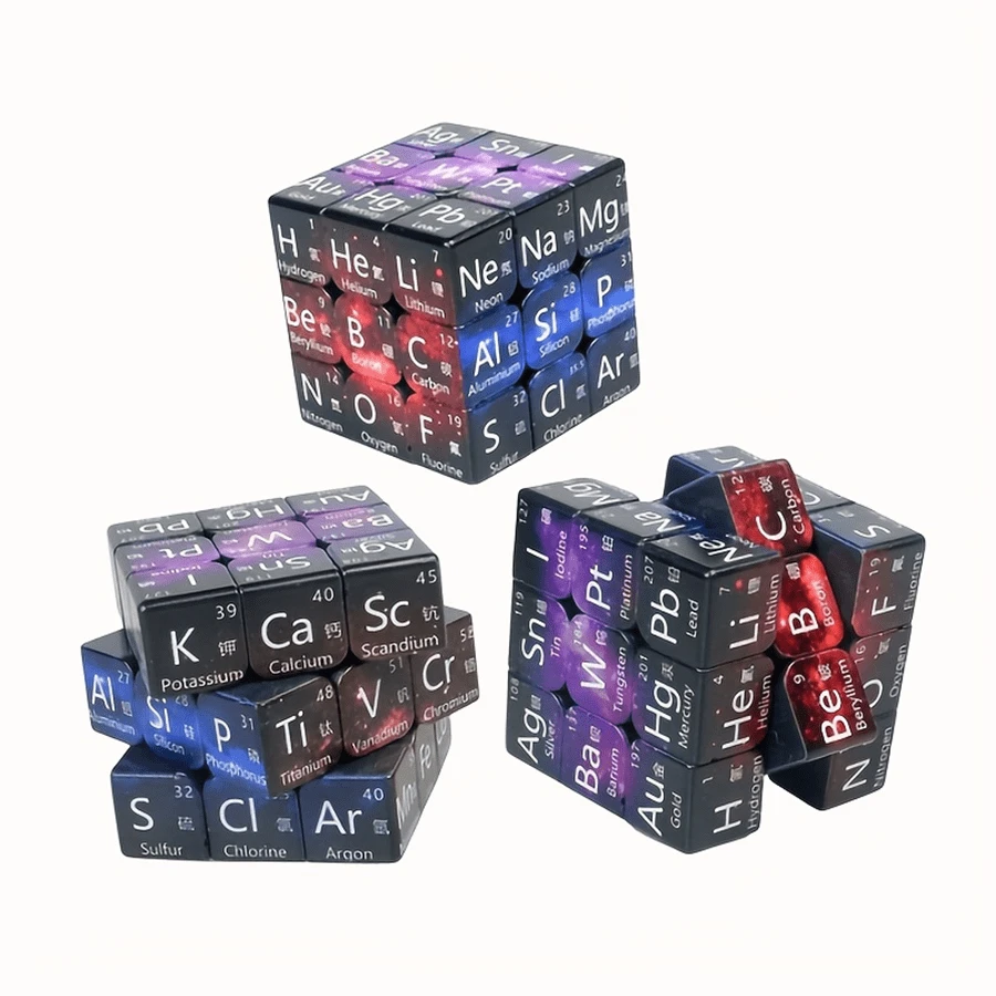 Cube Magique étoilé Forhome 2 En 1 - Jouet Transformant Anti-stress - Système Solaire, Enfants Et Adultes
