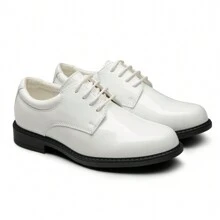 Boy's Classic Lace-Up Oxfords Shoes For Toddlers Little Kids  Youth And Adolescence - 懷特帕特 - 查看 8