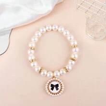 1 Piece Cute Pet Pearl Collar Dog Princess Bow Necklace Cat Jewelry Collar Puppy Accessories Dog Chain Chihuahua Wedding Jewelry Stuff - Multicolor - View 14