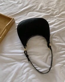 (8682) Meg Bag, Underarm Bag - Black - View 8