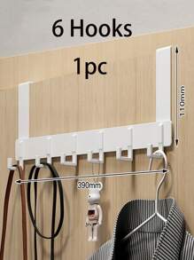 Behind The Door Hook Shelf, No Hole Wall Hooks, Bedroom, Kitchen Door Storage Coat Hooks, Clothes Hanger, Bag Hooks, Kitchen Cabinet Door Hooks, Dormitory Cabinet Door Hooks, Multi-Purpose Hooks For Convenient Storage Behind The Door, Space-Saving And Neatly Organized, Wall Picture Frame, Wall Hooks Self Adhesive, Hooks, Hook, Wall Hooks, Bathroom, Towel Holder, Hooks, Wall Hooks, Hooks, Wall Hook, Door Hanger