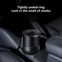 1 Pc Universal Automobile Ashtray, Portable Car Ashtray, Vehicle Cigarette Ashtray, Ash Tray, Indoor Compact Smokeless Cigarette Ashtray, Smoking Accessories, Back To School Supplies