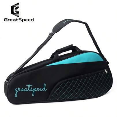  2025 New GREATSPEED Tennis Bag Badminton Raquet Sports Bag One Shoulder Pack Men Women Racket Bags Capacity 3 Rackets Backpack Tennis Bag Padel Bag