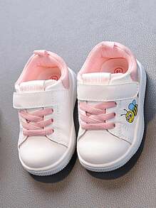 1 par de zapatos de primavera y otoño para niños de 1 a 4 años, zapatos de interior y exterior de moda y lindos, con suela blanda antideslizante y resistente al desgaste, con , ligeros y cómodos