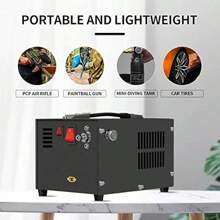 TUXING 4500Psi Pcp CompressorOil/Water- Powered By Car 12V  Or Home 220V AC With Adapter Included Pump For PCP Air Rifles And Airguns - as pic - View 3