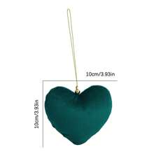 Valentine's Day Hanging Ornaments 1 Pcs Heart Shaped Velvet Decorations For Home Party Garden Yard