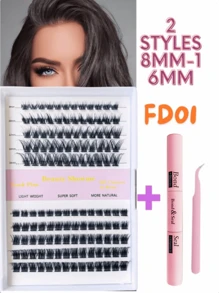 Beauty Showme 280 Clusters 20D 30D 40D 50D 60D 80D 100D -0.07D-9-16MIX Lash Clusters Cat Classic Higu Lilac Mayhug Me Punto Single That 40d Brown Color Fadlash Flutter Home Hybrid Keyyou Lashify No Self Anime Easy Extensiones Eyeshine Kits Magnetic Pack - Black - View 45