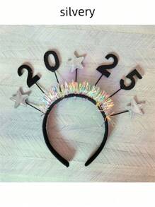 1 件 2025 星形装饰发带，日常佩戴和派对配饰 - 彩色 - 查看 6