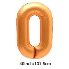 40 英寸大数字气球，铝箔聚酯薄膜大数字气球，适用于生日派对用品装饰、圣诞节