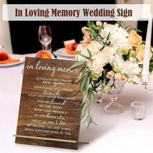 1pc Vintage Wooden Love Theme Decoration, Sweet Love Slogan, Wedding Ceremony Vows, Table Decoration, Suitable For Bedroom, Living Room, Wedding Party Blessing, Best Gift For Spring, Summer, Autumn And Winter Gifts Birthday Graduation Birthday Decorations Party Decorations Bachelorette Beach Back To School School Supplies Room Decor