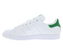 Adidas Stan Smith Mens Shoes - White/White/Green - View 4
