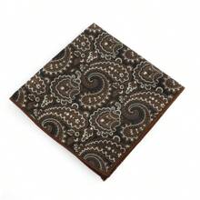 ZONFAZ 1PC Gentlemen's Pocket Square With Paisley Floral Pattern For Men's Suit Pocket And Handkerchief - Multicolor - View 3