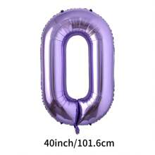 40 Inch Large Numbers Balloons, Foil Mylar Big Number Balloons For Birthday Party Supplies Decorations, Christmas