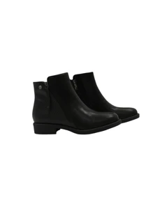 Fashionable Minimalist Snake Pattern Embossed Basic Commuter Bag - Black - View 2