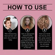 114g Curl Defining Cream, Natural Curl Styling Cream, Creates Bouncy And Defined Curls Suitable For Curl Types And Hair Textures - Pink - View 10