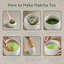 5pcs/Set Matcha Set- Matcha Whisk And Bowl- Matcha Tea Set- Matcha Bowl (Matcha Cup), Bamboo Whisk, Matcha Scoop, Matcha Whisk Stand (Chasen Holder)- The Perfect Matcha Kit For Matcha Tea Ceremony