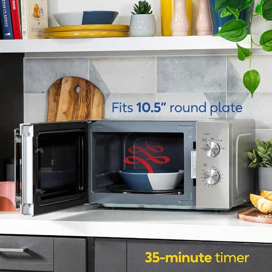 Russell Hobbs Stainless Steel Microwave 20 Litre 800W Solo Manual With ...