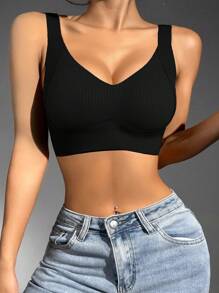 3pcs Adjustable Wireless Lift And Support Bras For Large Busts, Thin Seamless Lift And Minimize Side Bulge - Multicolor - View 3