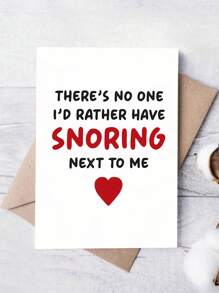 1pc Personalized Love Note Card With Envelope - Congratulations Engagement, Wedding, Valentine'S Day, Birthday, Anniversary - English Language, Fashion Theme Gift For Friends And Colleagues