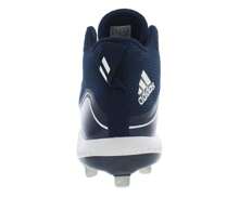 Adidas Icon V Bounce Mid Mens Shoes - Giày dép Trắng/Xanh navy đại học/Xanh navy đại học - Xem 4