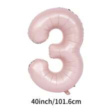 40 Inch Large Numbers Balloon, Foil Mylar Big Number Balloon For Birthday Party Supplies Decorations, Christmas