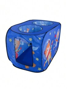 1pc Cartoon Children's Tent Playhouse, Indoor Outdoor Climbing Toy House, Portable Foldable No-Assembly, Christmas Party Family Decoration, Halloween Thanksgiving Gift For Boys And Girls