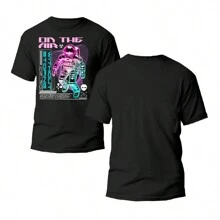 Playera, CyberPunk NeoStreet,"Prophecy" - Negro - Ver 2