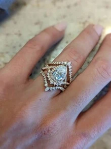 A Set Of Luxury Queen Of British Style Zirconia Ring Ladies Jewelry For Women 925 Sterling Silver Single Ring Fine Jewelry For Girls Birthday Prom Party Gifts