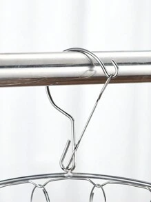 1 件 20 夹衣架，防风晾衣架衣架，加厚不锈钢晾衣架，用于晾晒袜子、胸罩、内衣、丝袜和手套