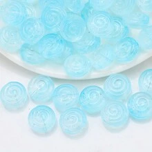 30 Peças Contas Espaçadoras de Cristal de Vidro Coloridas Eletrodepositadas no formato de Pirulito Candy de 12mm e Golfinho de 11*16mm, Material de Artesanato de Joias DIY para Colar, Pulseira, Brinco, Presentes de Feriados e Aniversário