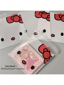 Sanrio 100 Bolsas autosellables de Hello Kitty de Sanrio, apropiadas para aperitivos y regalos - Bolsas de manualidades multiusos lindas con patrones de animales
