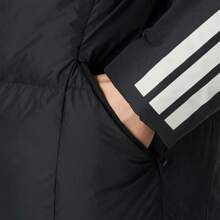 Adidas Herren Daunen-Langmantel, winddicht für den Outdoor-Bereich, bequemer und warmer Steppmantel JG3840