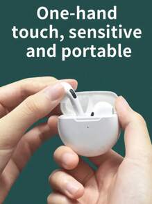 Great Wall Pro6 TWS 蓝牙耳机 无线耳机 入耳式耳塞 运动防水降噪耳机 高品质耳机带麦克风适用于所有智能手机 - 彩色 - 查看 4