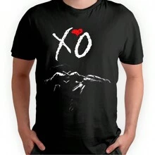 Black T-Shirt For Men The Weekend Casual 100% Cotton