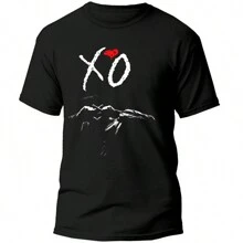 Black T-Shirt For Men The Weekend Casual 100% Cotton