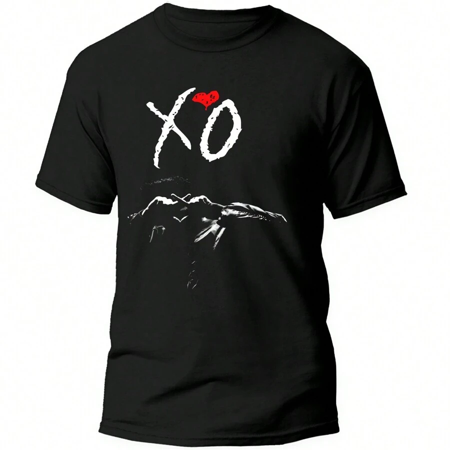 Black T-Shirt For Men The Weekend Casual 100% Cotton