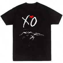 Black T-Shirt For Men The Weekend Casual 100% Cotton