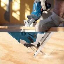 Juego de 20 hojas de sierra de calar con eje en HCS, hojas de sierra de calar surtidas para corte de madera, plástico y Metal para Black & Decker Metabo 70G6 - 1 - Ver 3