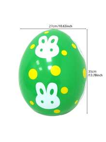 1pc Inflatable Easter Egg Decoration - Colorful PVC Easter Egg Ornament, Suitable For Outdoor Yard, Lawn, Garden And Party Atmosphere - Multicolor - View 15