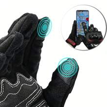 1 双 JPMOTO 摩托车全指手套，耐磨防滑透气触屏手套，男女皆宜，适合所有季节骑行