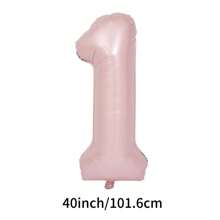 40 Inch Large Numbers Balloon, Foil Mylar Big Number Balloon For Birthday Party Supplies Decorations, Christmas