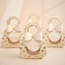 10pcs Candy Gift Box, Creative Pacifier Candy Box, Transparent Window Candy Packaging Bag, Souvenirs, Wedding, Festival, Celebration, Chocolate Shop, Candy Store Packaging Box - Multicolor - View 8