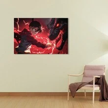 Framed-Anime Style Passionate Male Protagonist Canvas Art Creative Gift For Men - Framed - View 5