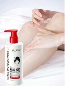 SADOER 250g 亮白身体乳液，保湿和平滑干性和油性皮肤，适合皮肤、身体和腋窝和肘部等敏感部位 - 250ml - 查看 5