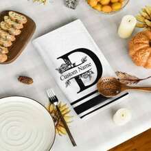 مجموعة منشفة مطبخ مخصصة مخططة من الألياف الدقيقة وأدوات المائدة، منشفة شاي للمائدة، هدية عيد الميلاد وعيد الشكر، ديكور المنزل والاكسسوارات، مجموعة ديكور المنزل، ضرورية للشقة، هدية ترحيب بالمنزل الجديد، هدية للنساء والأمهات والجدات والزوجات، ديكور جمالي لمنشفة الاستحمام لصالون التجميل والفندق والرياضة، مستلزمات المنزل، منشفة، العناية بالبشرة - متعدد الألوان - مشاهدة 4