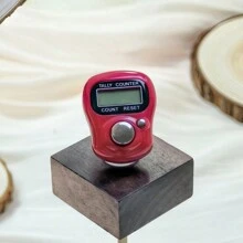 1 pieza Contador de anillos electrónico, Contador digital portátil para aliviar el estrés, para oración, entrenamiento, yoga, conteo, contador de anillos para dedos, estilo de anillo con pantalla digital y conteo electrónico