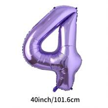 40 Inch Large Numbers Balloons, Foil Mylar Big Number Balloons For Birthday Party Supplies Decorations, Christmas