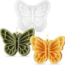 Stampo in silicone per cere profumate a forma di farfalla 3D