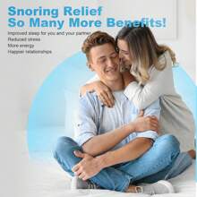 Magnetic Anti-Snore Nose Clip - Silicone Nose Clip - Sleep Snoring Solution - Reusable Snoring Device, Sleeping Aid - Clear - View 6