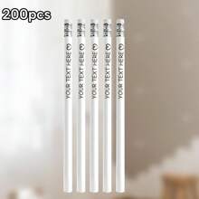 LICVIC 5/10/20/50/100/200 Pcs Custom Engraving Text Pencils, Personalized Pencils For Kids, Customized Pencils Personalized Bulk, Multi-Functional, Ornamental, Letter, Stylish, Modern, Colorful, Cute, Adorable, Casual, Custom, Personalized, Unique, Customized, Baby Gifts, Ideal Gifts For Him, Ideal Gifts For Her, Son, Daughter Back To School,Kids,Urban Gala,Modern,Colorful,Cute - Style a - View 33